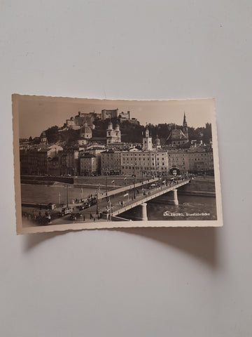 AK Salzburg. Staatsbrücke.