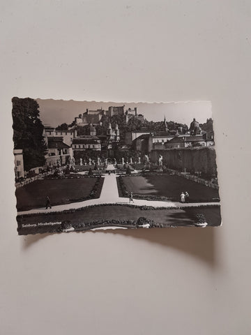 AK Salzburg. Mirabellgarten.