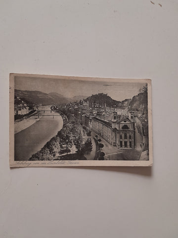 AK Salzburg von der Humboldt-Terrasse.