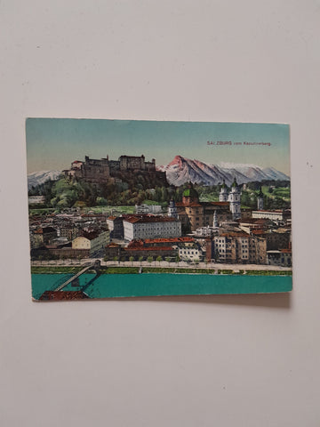 AK Salzburg vom Kapuzinerberg. (1921)