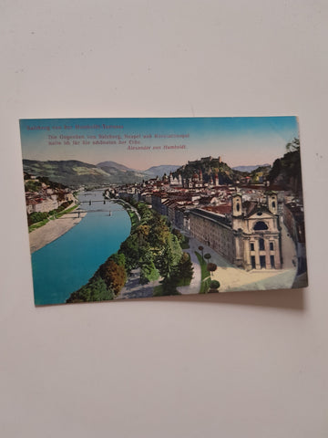 AK Salzburg von der Humboldt-Terrasse. (1912)