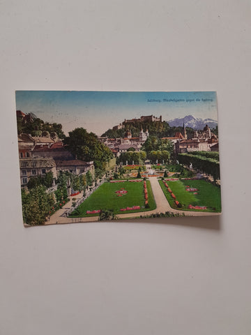 AK Salzburg. Mirabellgarten.