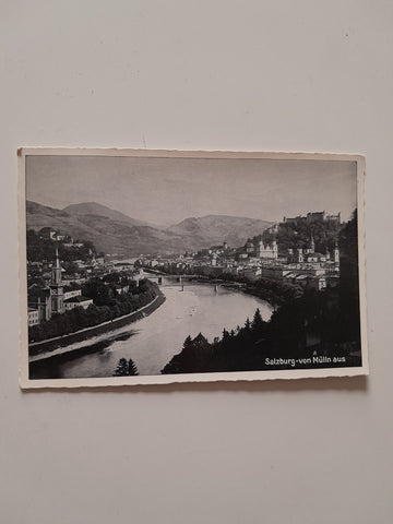 AK Salzburg von Mülln aus.