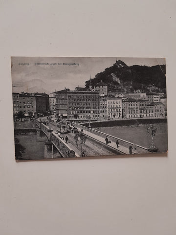 AK Salzburg. Staatsbrücke (1917)