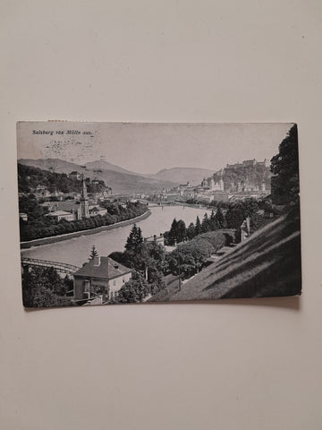 AK Salzburg von Mülln aus.