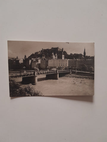 AK Salzburg. Staatsbrücke. (1929)