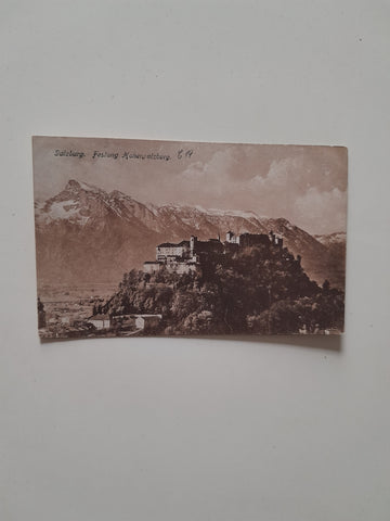 AK Salzburg. Festung Hohensalzburg. (1918-19)