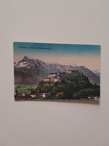 AK Salzburg. Festung Hohensalzburg (1919-20)