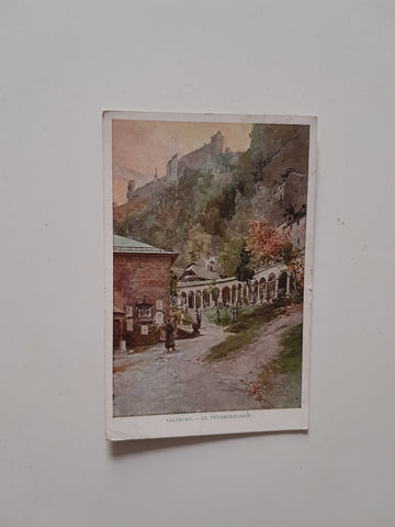 AK Salzburg. St. Peterfriedhof. (E.T. Compton p.)