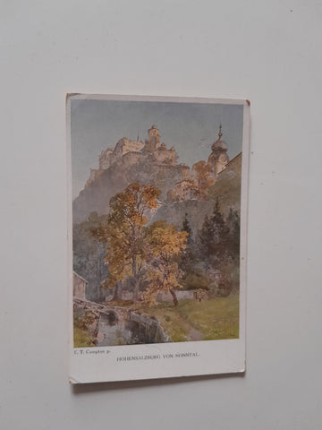 AK Hohensalzburg von Nonntal. (E.T. Compton p.)