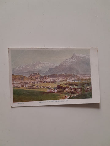 AK Salzburg vom Wege nach Maria Plain (E.T. Compton p.)