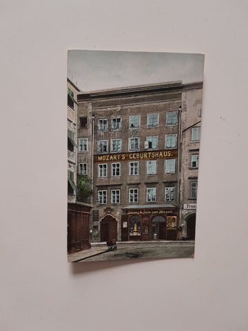 AK Salzburg. Mozarts Geburtshaus.
