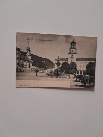 AK Salzburg. Residenzplatz.