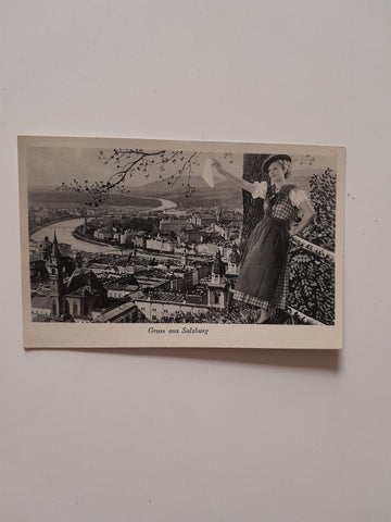 AK Gruss aus Salzburg.