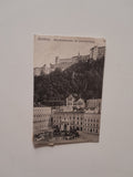AK Salzburg. Kapitelschwemme mit Hohensalzburg. (1912)