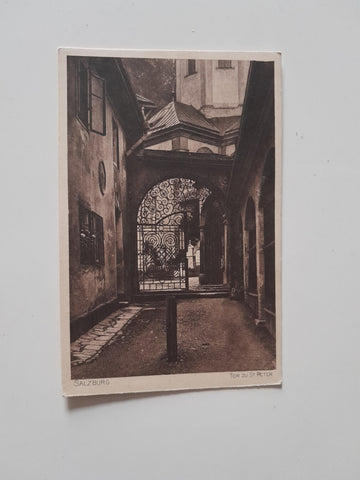 AK Salzburg. Tor zu St. Peter.