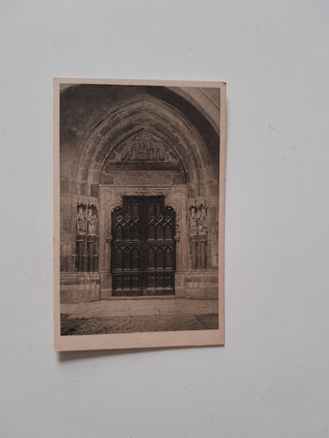 AK Benediktinenkloster Nonnberg i. Salzburg. Kirchenportal.