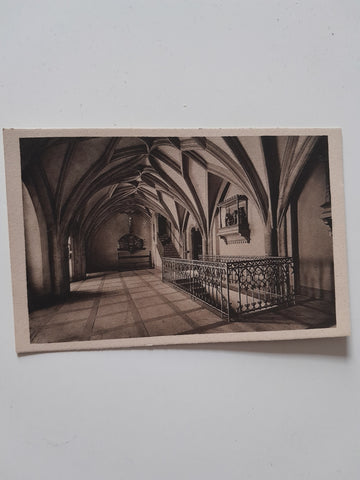 AK Benediktinenkloster Nonnberg i. Salzburg. Nördl. Empore zum Nonnenchor.