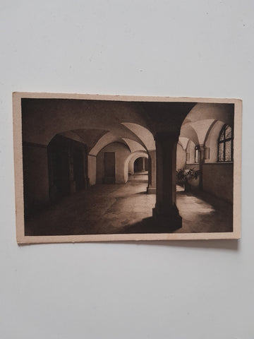 AK Benediktinenkloster Nonnberg i. Salzburg. Unterer Kreuzgang.