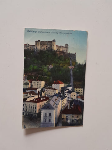AK Salzburg. Drahlselbahn Festung Hohensalzburg.