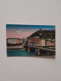 AK Salzburg. Stadtbrücke mit Kapuzinerberg.