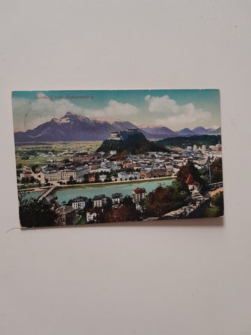 AK Salzburg vom Kapuzinerberg.
