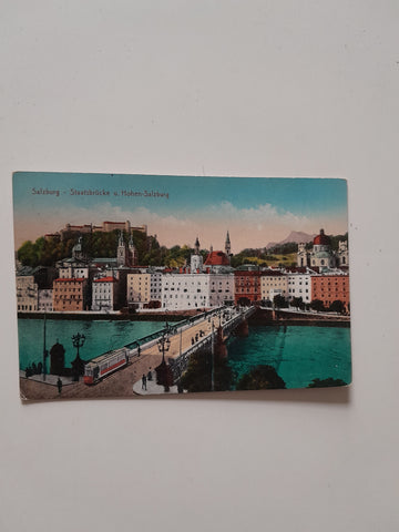 AK Salzburg. Staatsbrücke.