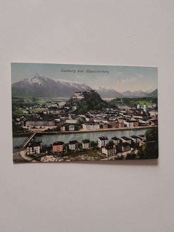 AK Salzburg vom Kapuzinerberg.