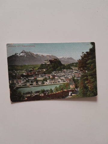 AK Salzburg vom Kapuzinerberg.