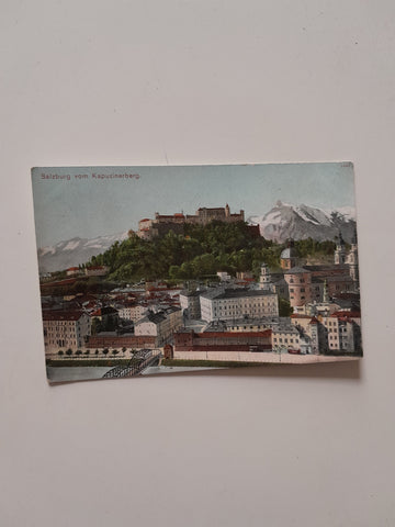 AK Salzburg vom Kapuzinerberg.