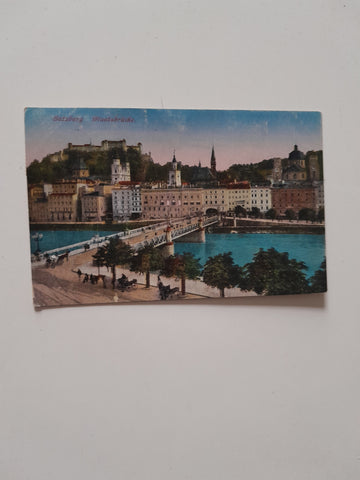 AK Salzburg. Staatsbrücke.