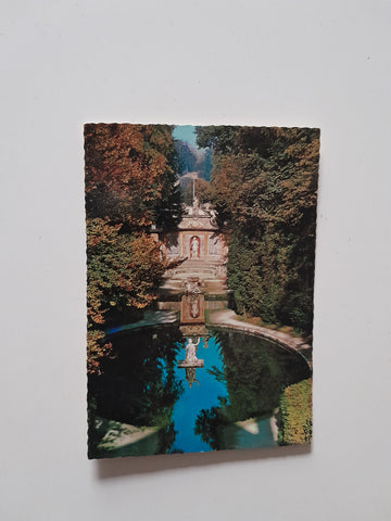 AK Schloss Hellbrunn. Salzburg. Wasserspiele Römisches Theater.