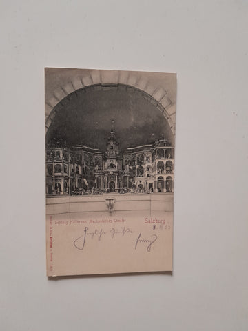 AK Salzburg. Schloss Hellbrunn, Mechanisches Theater.