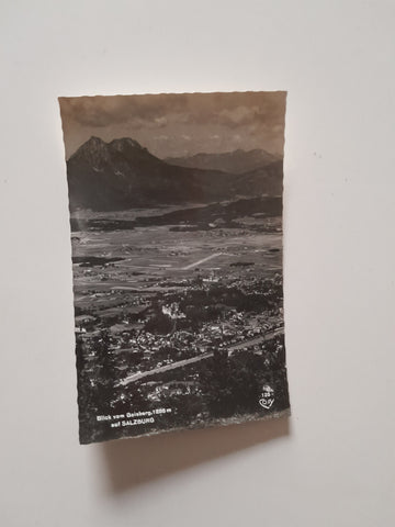 AK Blick vom Gaisberg auf Salzburg.