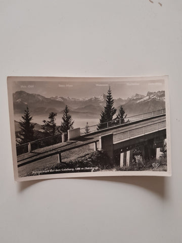 AK Autostrasse auf den Gaisberg. Salzburg.