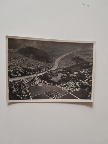AK Salzburg aus der Vogelschau aufgenommen vom Luftschiff Graf Zeppelin L.Z. 127.