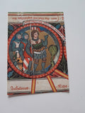 Karte "Bärenhaut" Liber fundatorum Zwetlensis monasterii (Zwettl Stiftsarchiv) Azzo Stammvater der Kuenringer mit drei Knappen.