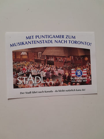 AK Mit Puntigamer zum Musikantenstadl nach Toronto!