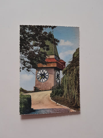 AK Graz Uhrturm am Schloßberg. (1958-59)