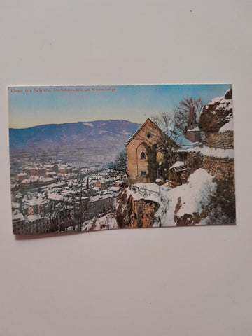 AK Graz im Schnee. Starkehäuschen am Schlossberge. (Reprint)
