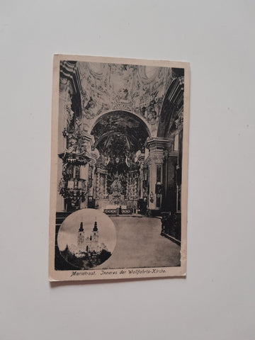 AK Mariatrost Inneres der Wallfahrts-Kirche. (1917-18)