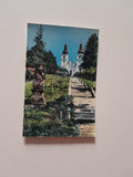 AK Maria Trost bei Graz. Stiegenaufgang zur Wallfahrtskirche. (1956-57)