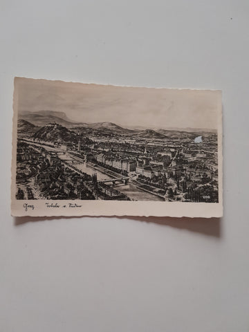 AK Graz. Totale v. Süden. (1938)