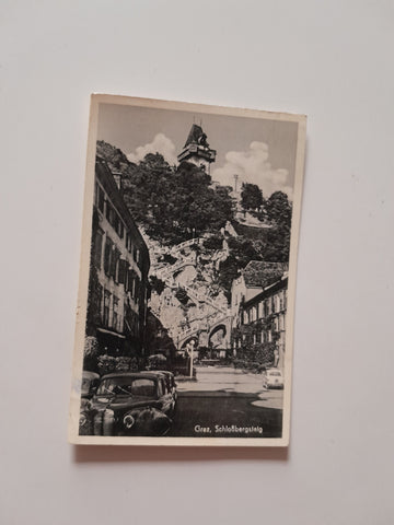 AK Graz Schloßbergsteig. (1958)