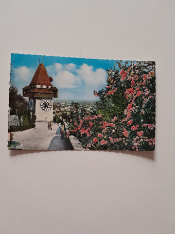 AK Graz. Schloßberg Uhrturm. (1963)