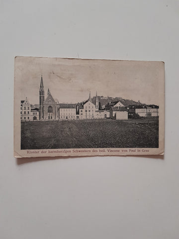 AK Kloster der barmherzigen Schwestern des heil. Vincenz von Paul in Graz.