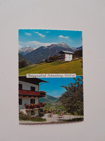 AK Bad Hofgastein. Berggasthof Schneeberg. Bes. Josef und Paula Schwaiger.