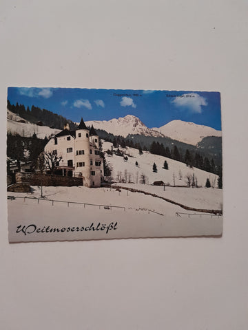 AK Bad Hofgastein. Cafe Weitmoserschlößl.