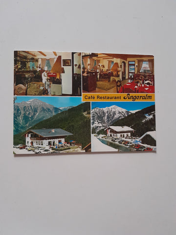 AK Bad Hofgastein. Cafe Restaurant Angeralm.