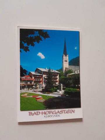 AK Bad Hofgastein. Kurpark.